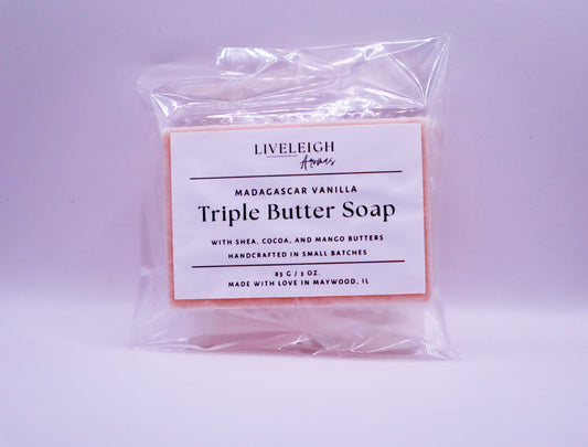 Triple Butter Soap ￼- Madagascar Vanilla